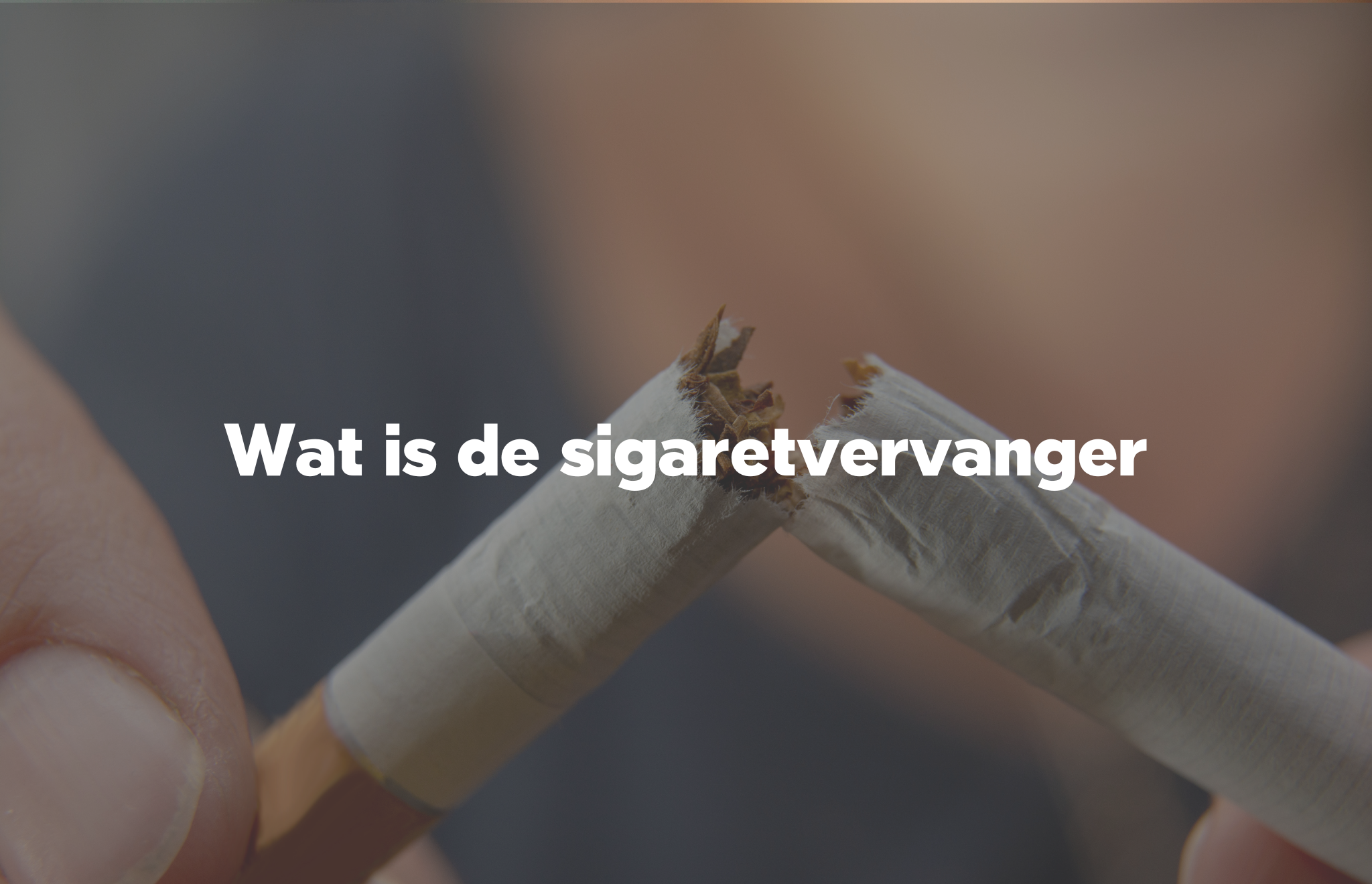 Wat is de sigaretvervanger