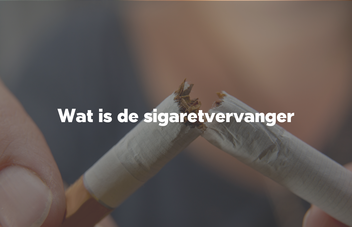 Wat is de sigaretvervanger